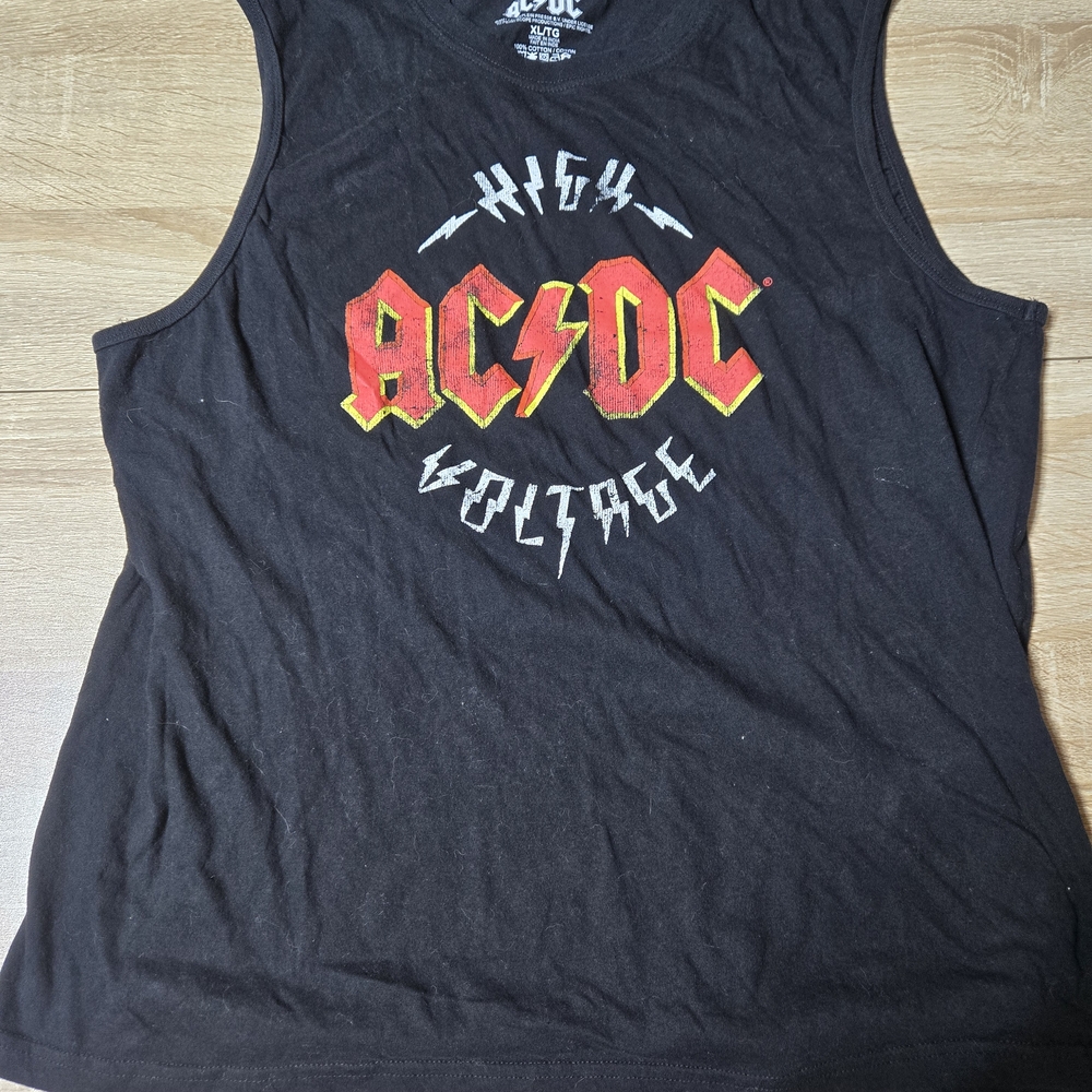 AC/DC Black Mens Tank Top
